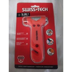 SWISS+TECH 4 in 1 Hammer Automobile Emergency Tool Brand New